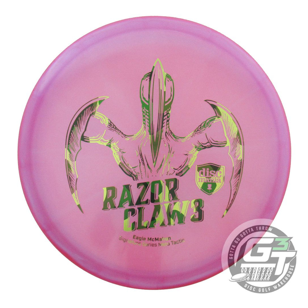 USED DiscMania RAZOR CLAW 3 Meta Tactic 173g Purple Green Camo Foil Putter Disc
