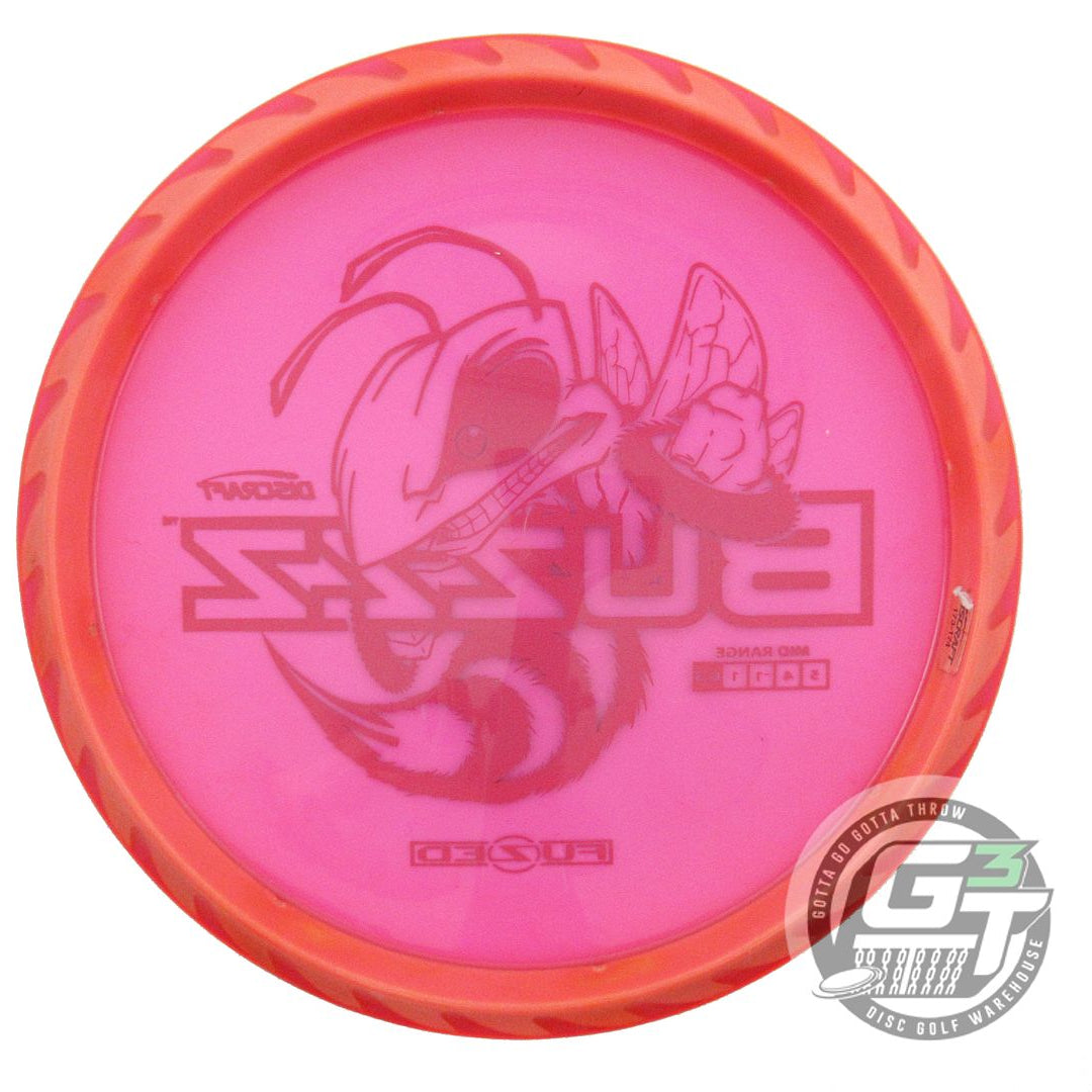 USED Discraft FuZed BuzzzSaw Buzzz 174g Pink Teal Foil Midrange Golf Disc