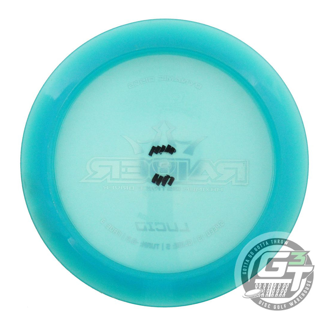 USED Dynamic Discs Lucid Raider 176g Teal Silver Foil Distance Driver Golf Disc