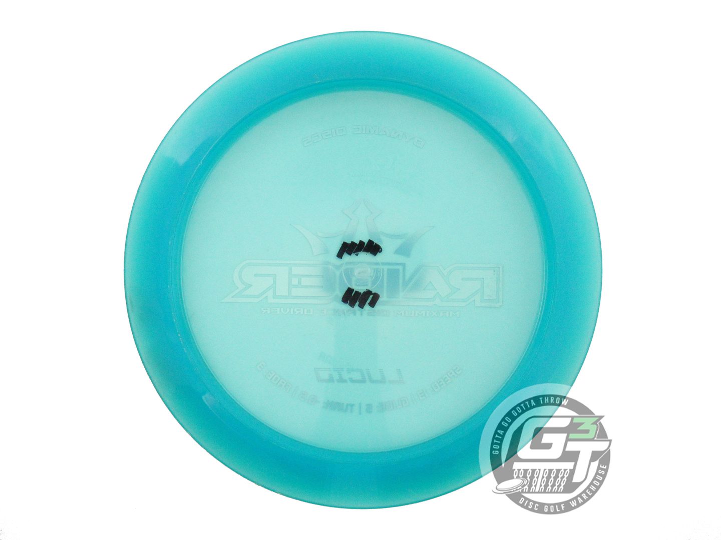 USED Dynamic Discs Lucid Raider 176g Teal Silver Foil Distance Driver Golf Disc