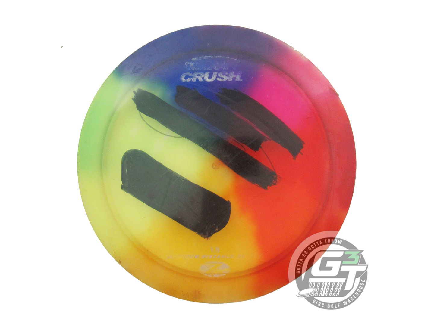 USED Discraft FlyDye Z Crush 173g Color Wheel OOP Distance Driver Golf Disc