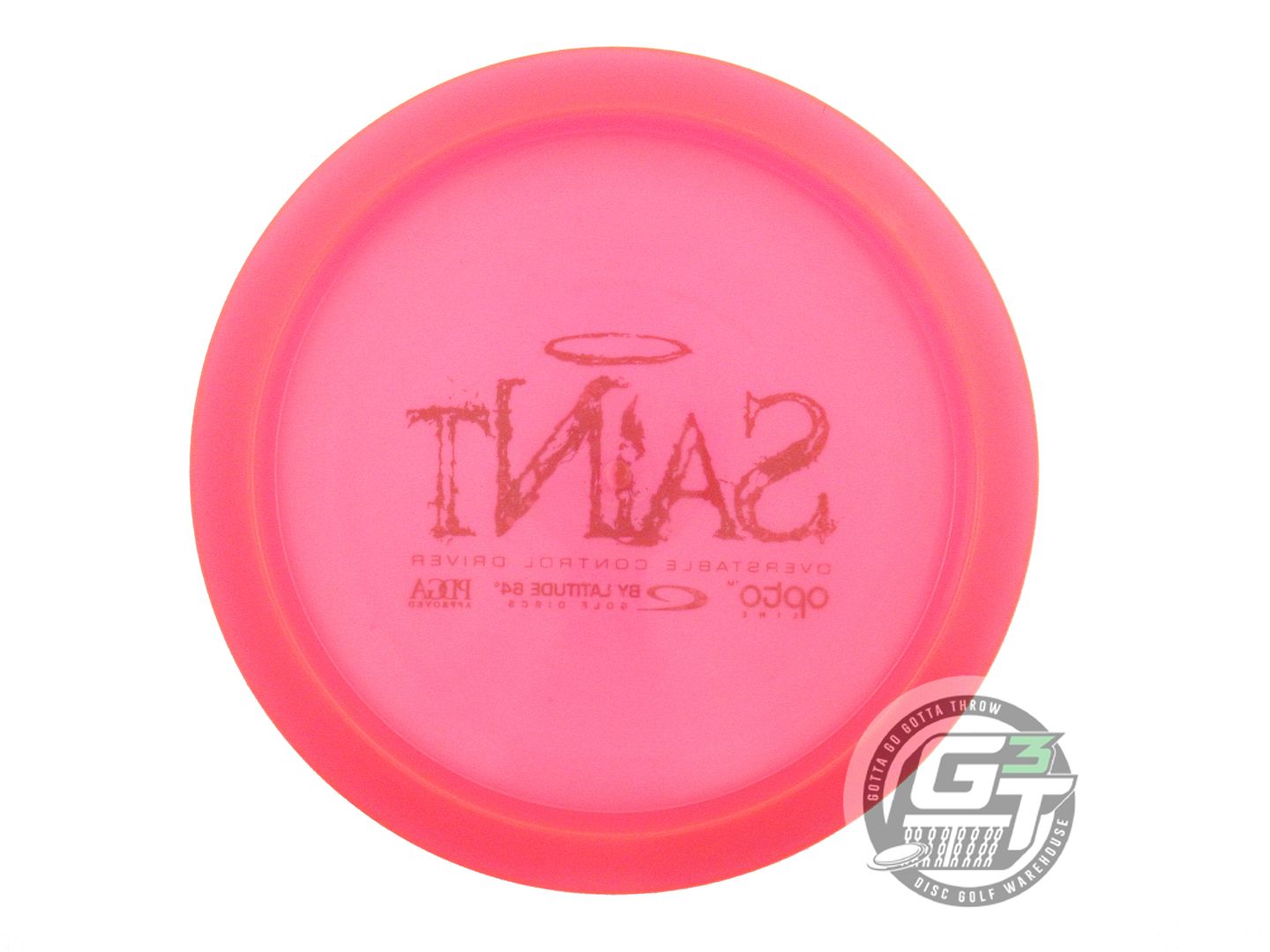 USED Latitude 64 Opto Saint 167g Pink Silver Foil Fairway Driver Golf Disc