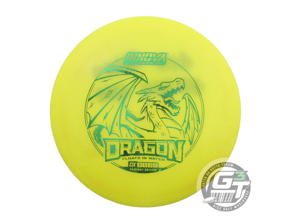 USED Innova DX Dragon 162g Yellow Green Foil Distance Driver Golf Disc