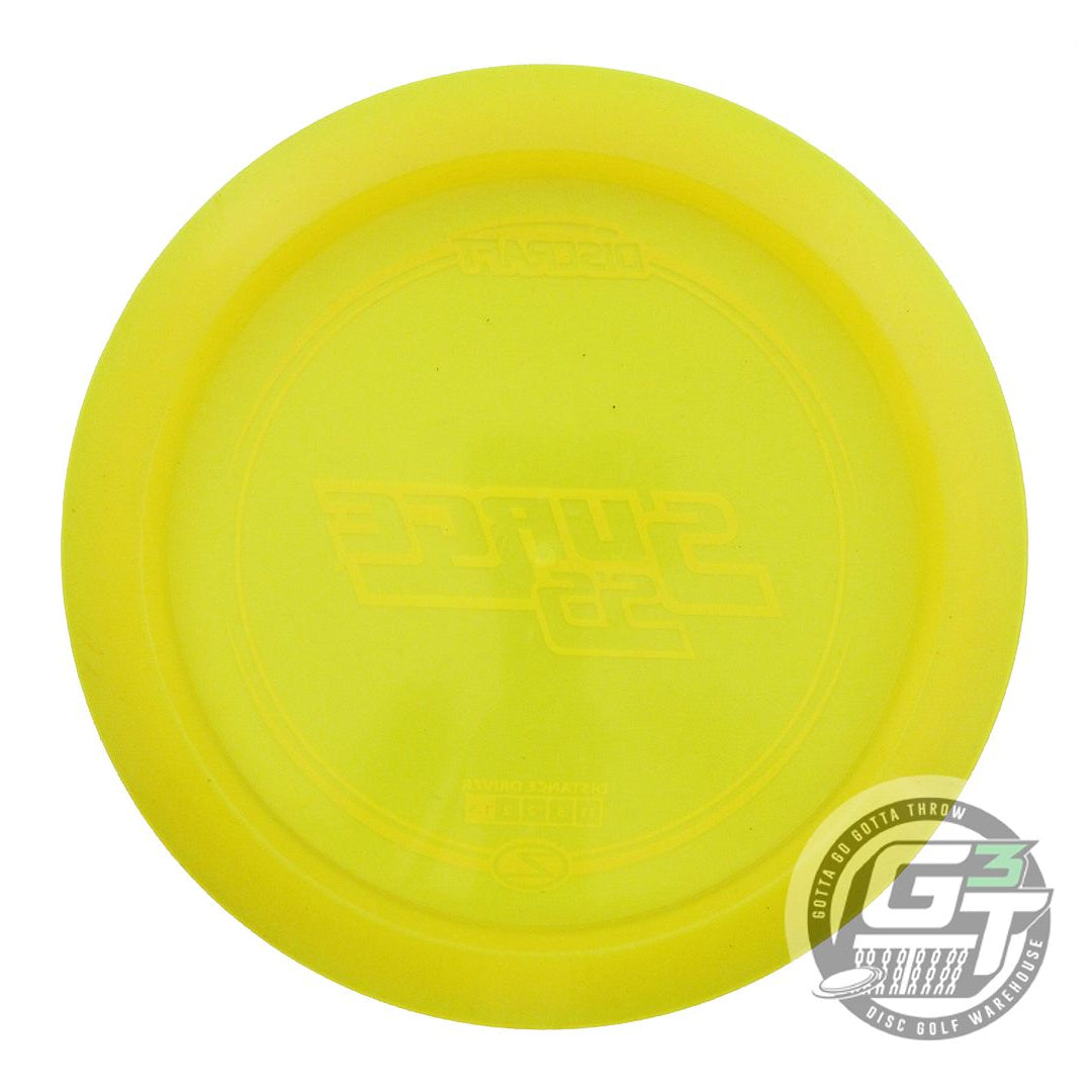 USED Discraft Z Surge SS 174g Yellow Yellow Stamp Distance Driver Golf Disc