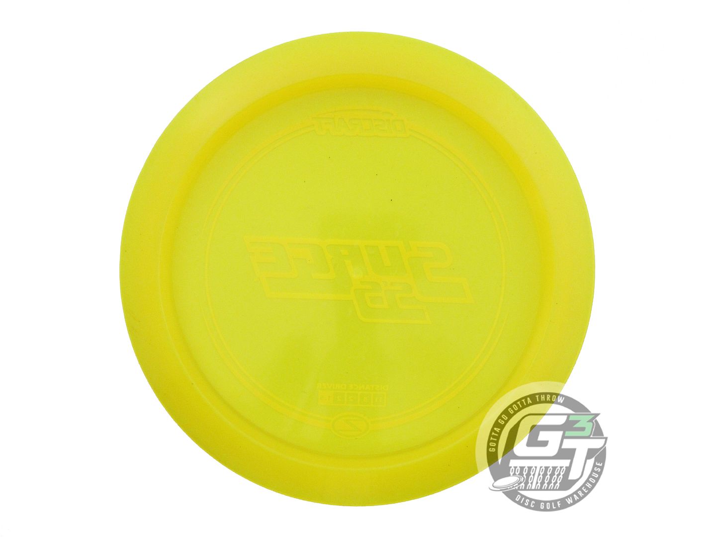 USED Discraft Z Surge SS 174g Yellow Yellow Stamp Distance Driver Golf Disc