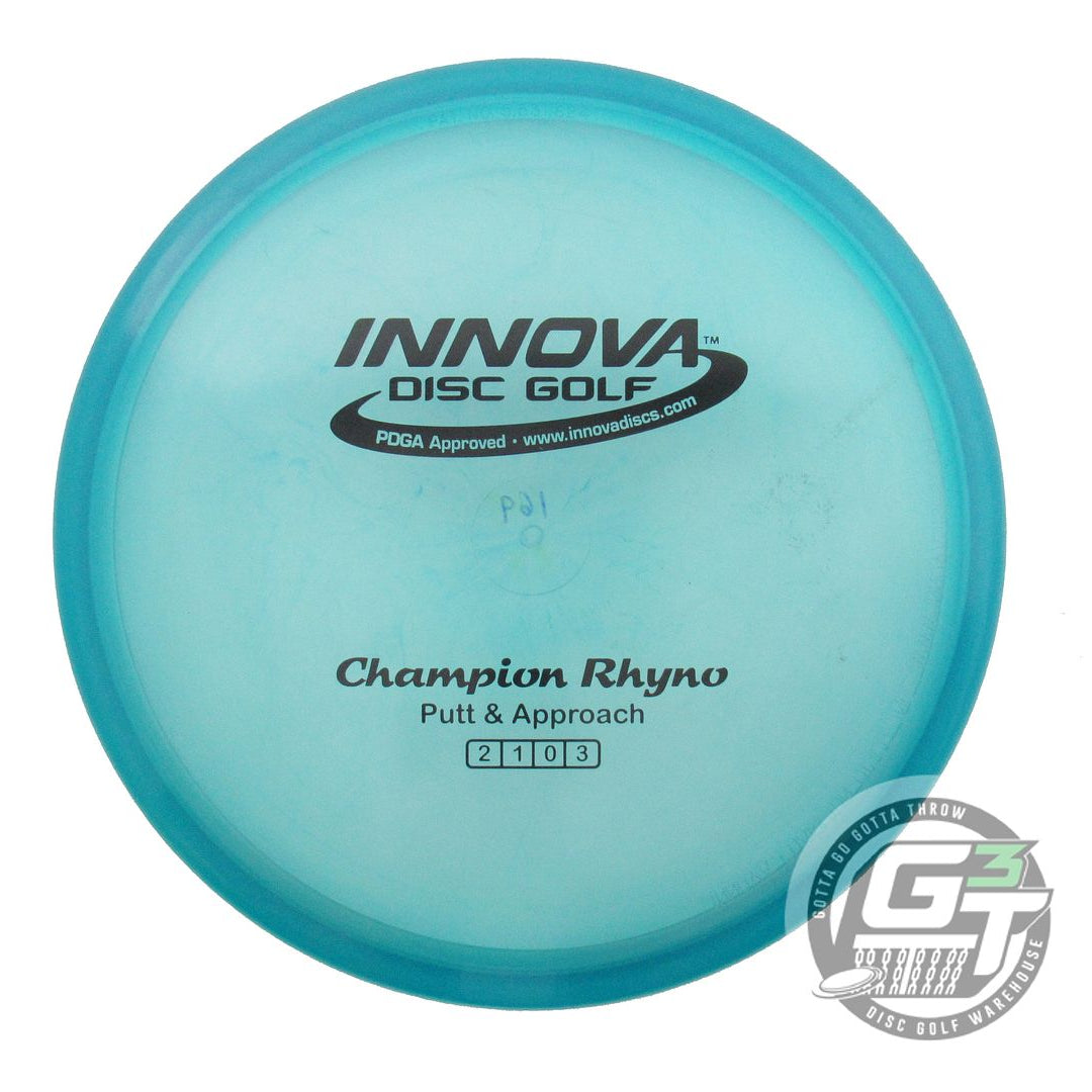 USED Innova Champion Rhyno 169g Blue Black Stamp Putter Golf Disc