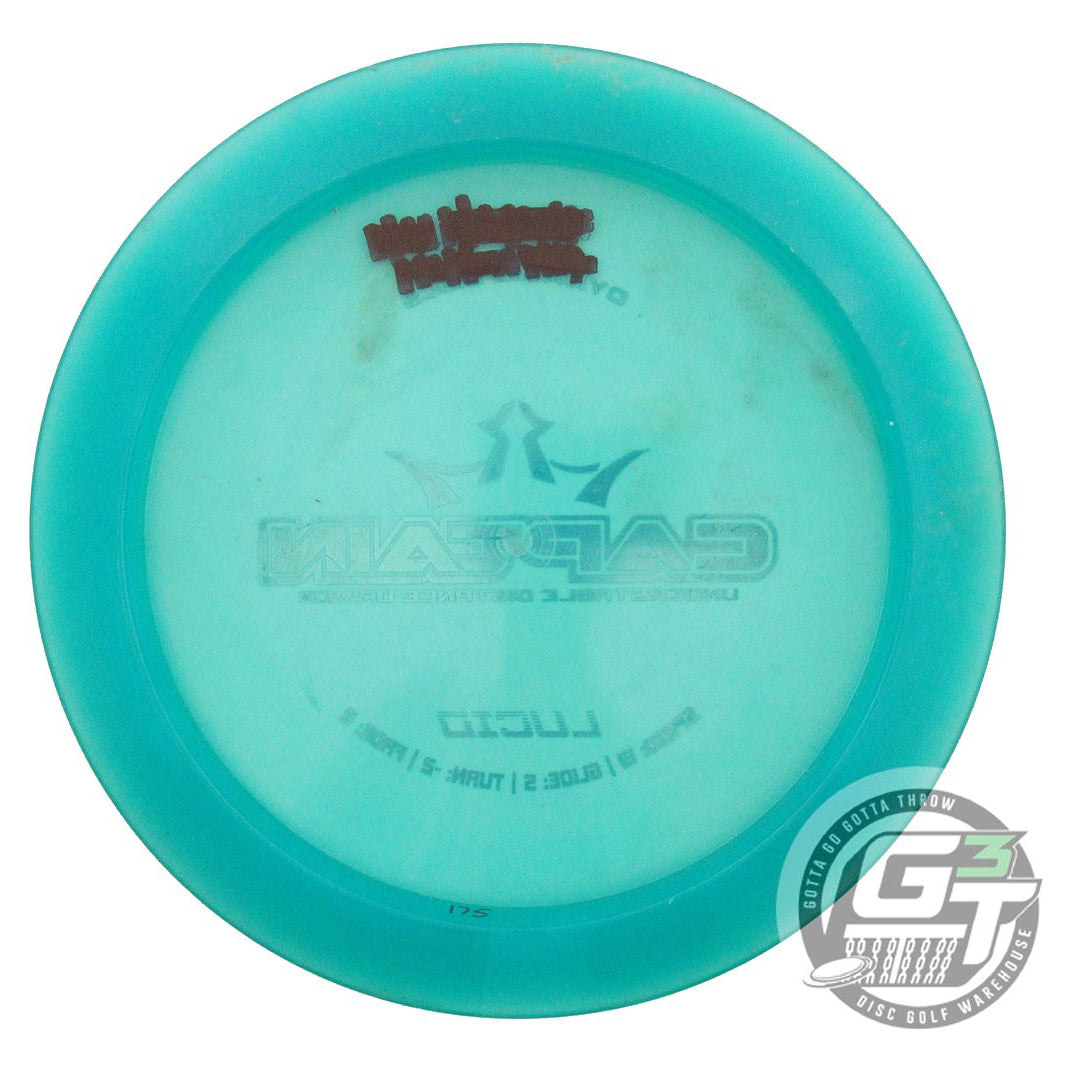 USED Dynamic Discs Lucid Captain 175g Teal Teal Foil Distance Driver Golf Disc