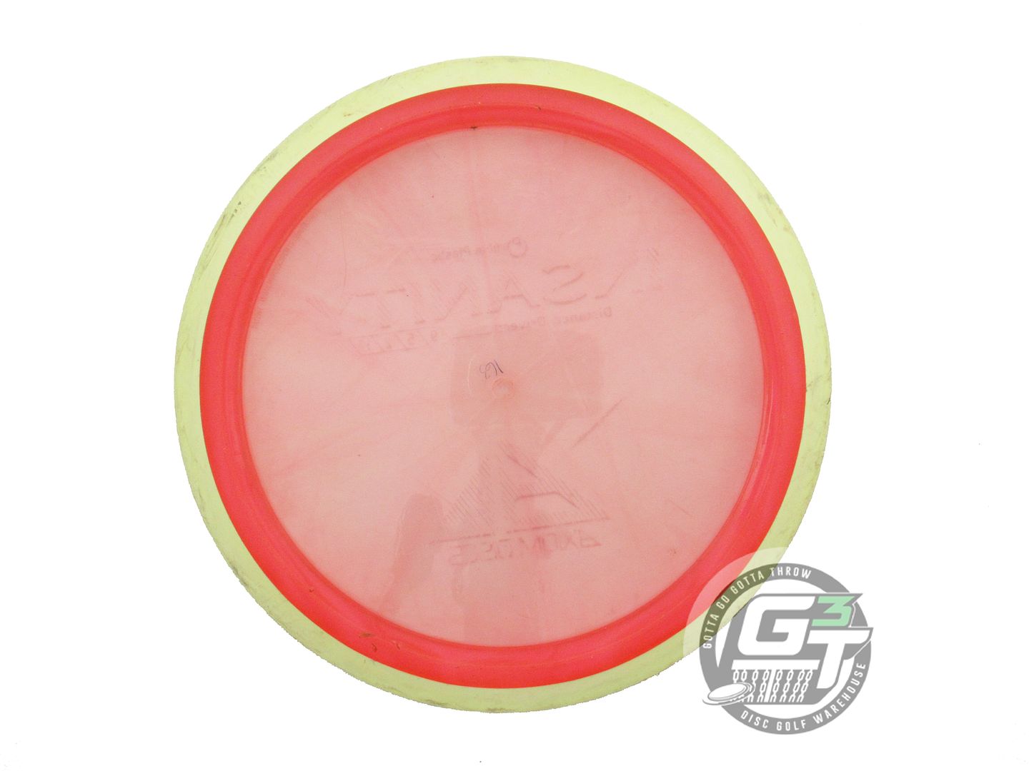USED Axiom Discs Proton Insanity 163g Pink Yellow Rim Distance Driver Golf Disc