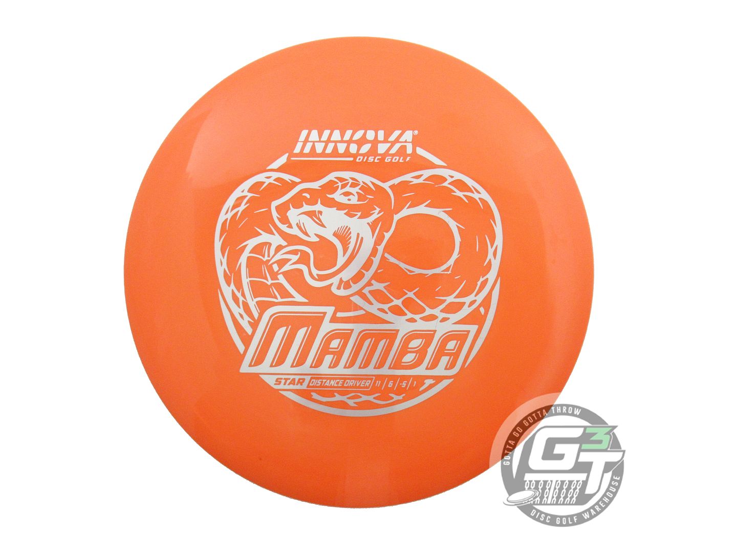 USED Innova Star Mamba 171g Orange Silver Stamp Distance Driver Golf Disc