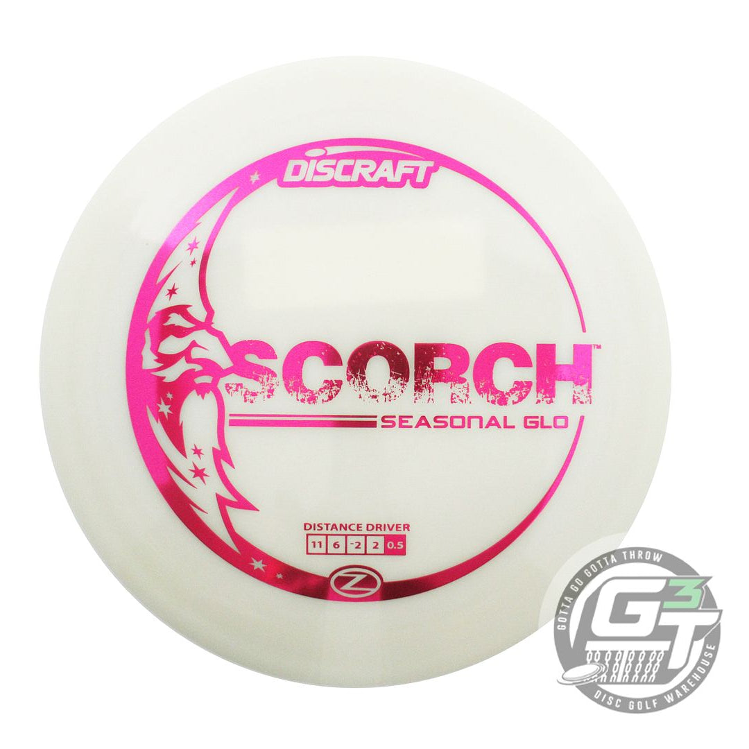 Discraft Seasonal Glo Z Scorch Distance Driver Golf Disc (Individually Listed)