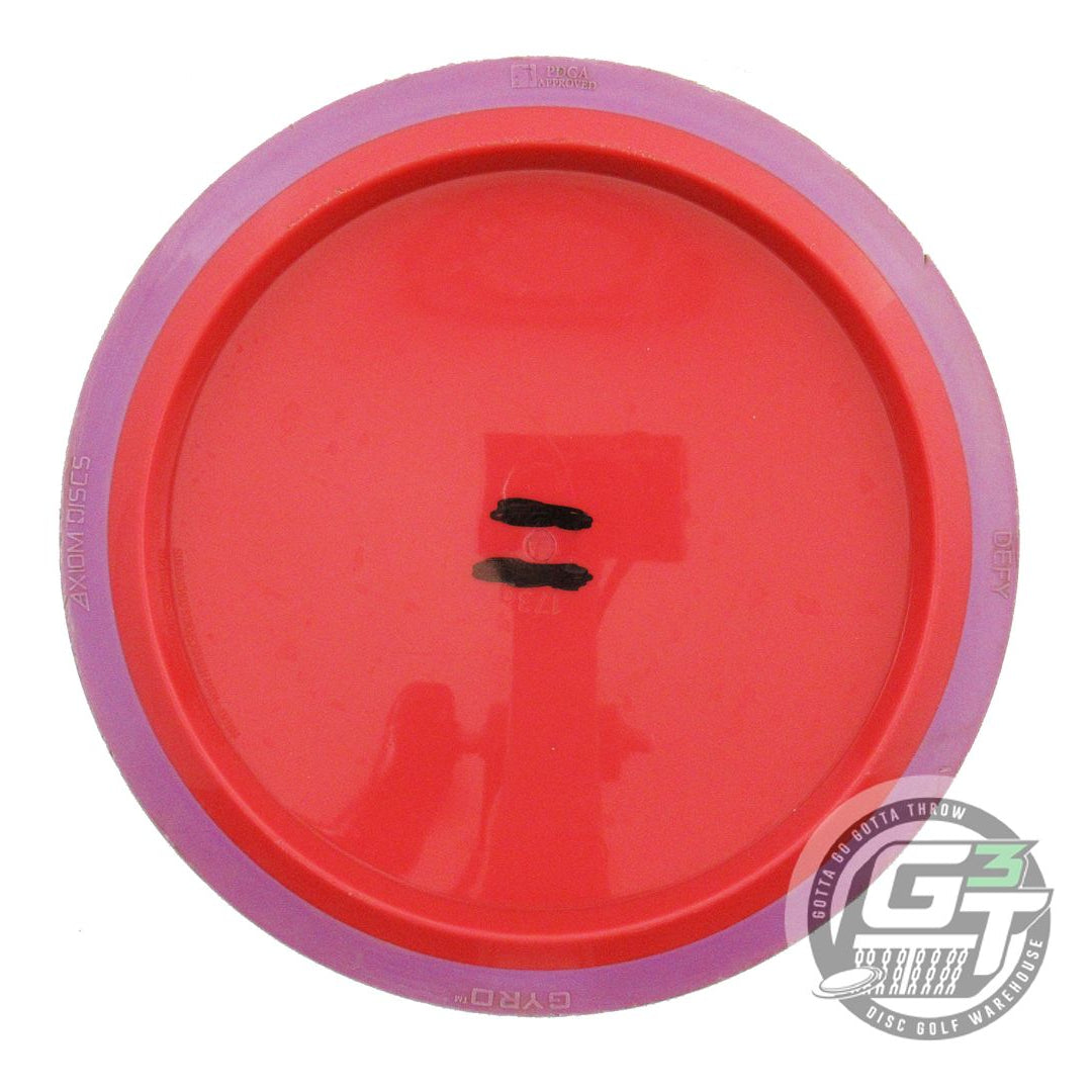 USED Axiom Discs Neutron Defy 173g Red Purple Rim Distance Driver Golf Disc
