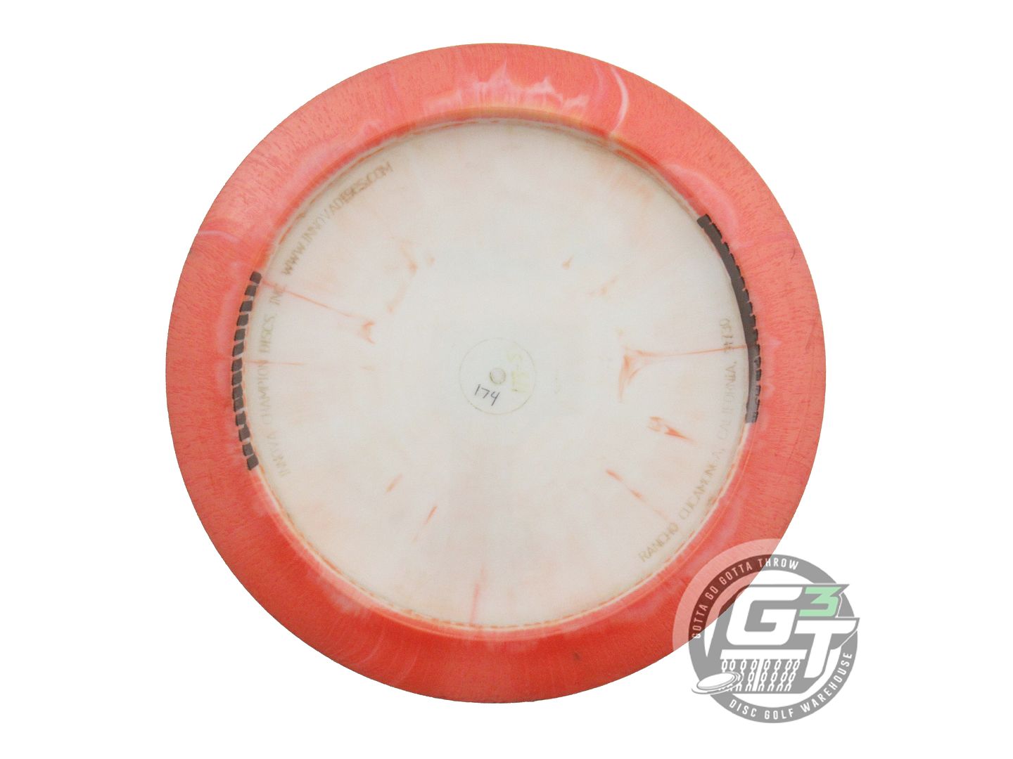 USED Innova X-OUT Halo Star Shryke 174g Orange-White Distance Driver Golf Disc