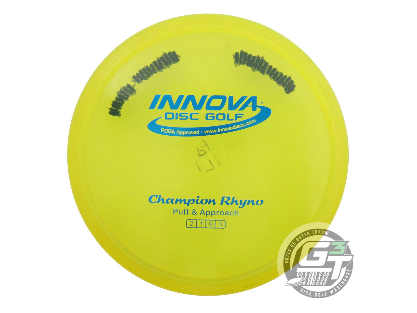 USED Innova Champion Rhyno 171g Yellow Blue Foil Putter Golf Disc