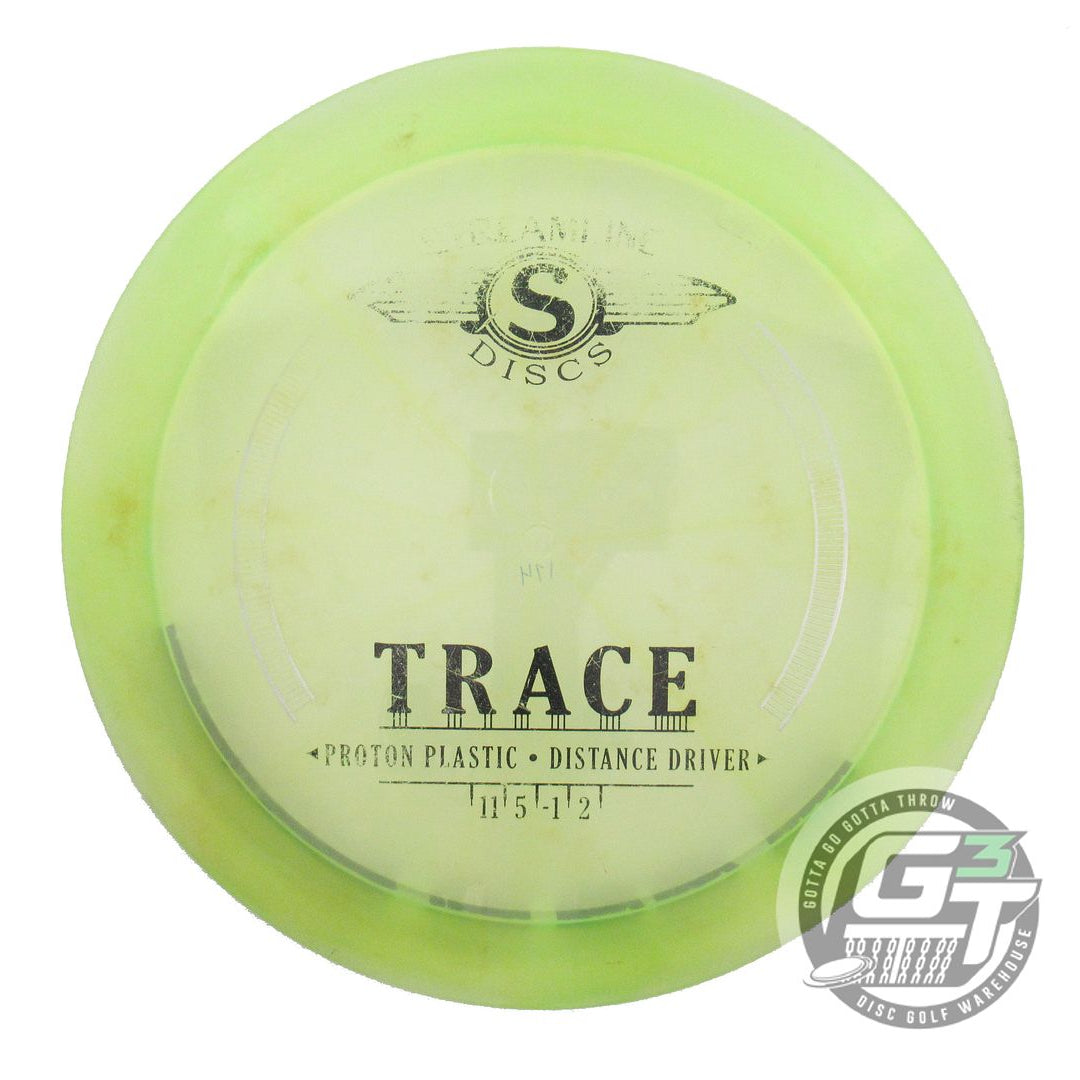 USED Streamline Discs Proton Trace 174g Lime Distance Driver Golf Disc