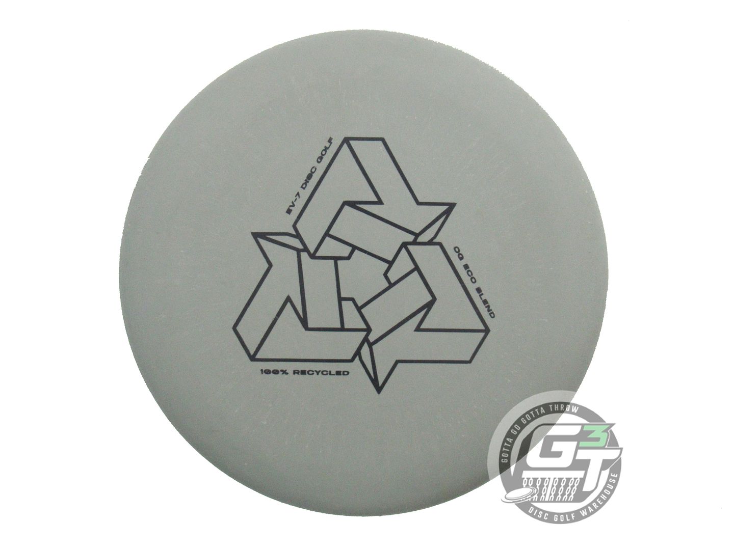 USED EV-7 OG Eco Blend Penrose 170g Gray Black Stamp B Putter Golf Disc
