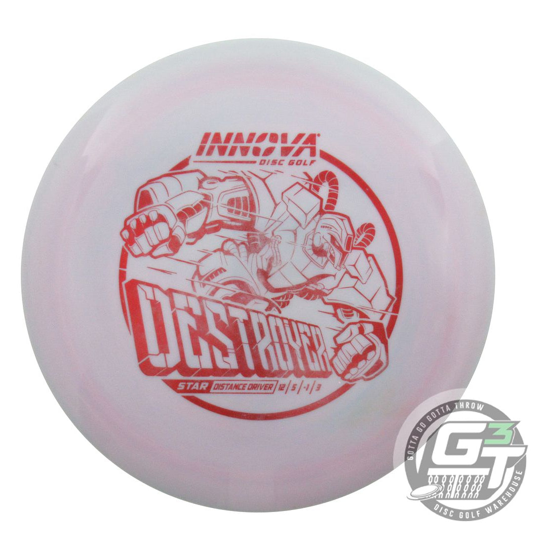USED Innova Star Destroyer 170g Lilac Red Foil Distance Driver Golf Disc