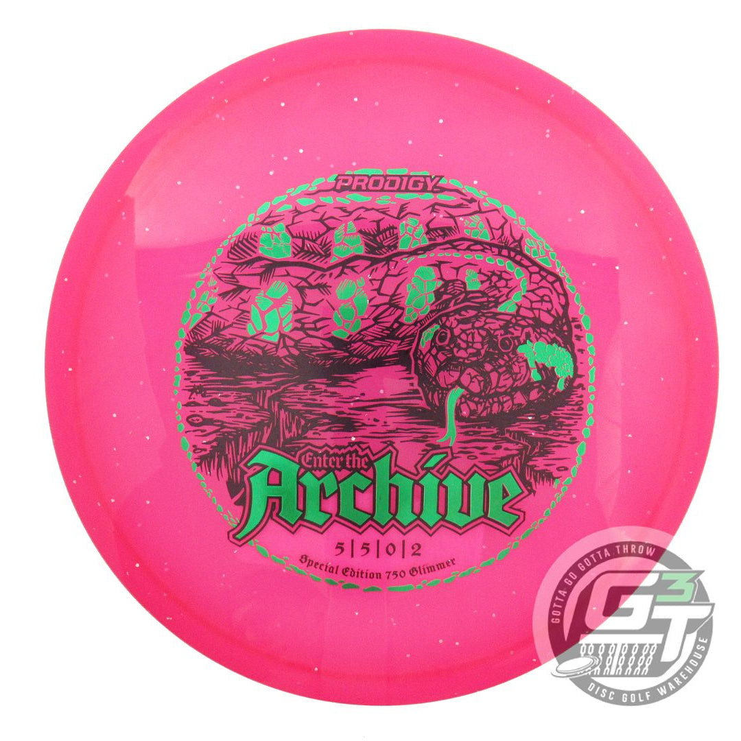 Prodigy Limited Edition Serpentium Stamp Glimmer 750 Series Archive Midrange Golf Disc (Individually Listed)