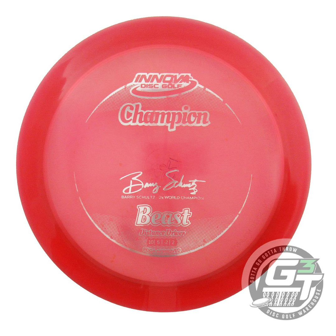 NOS Innova Champion Beast 175g Red Silver Foil Distance Driver Golf Disc