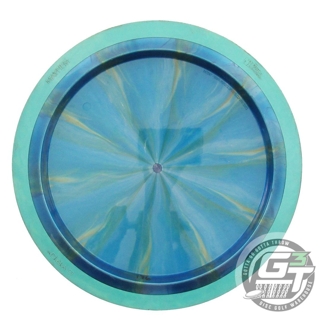USED Axiom Discs Plasma Mayhem 176g Blue Seafoam Rim Distance Driver Golf Disc