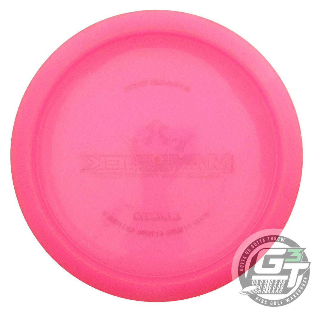 USED Dynamic Discs Lucid Maverick 174g Pink Black Stamp Distance Driver Disc
