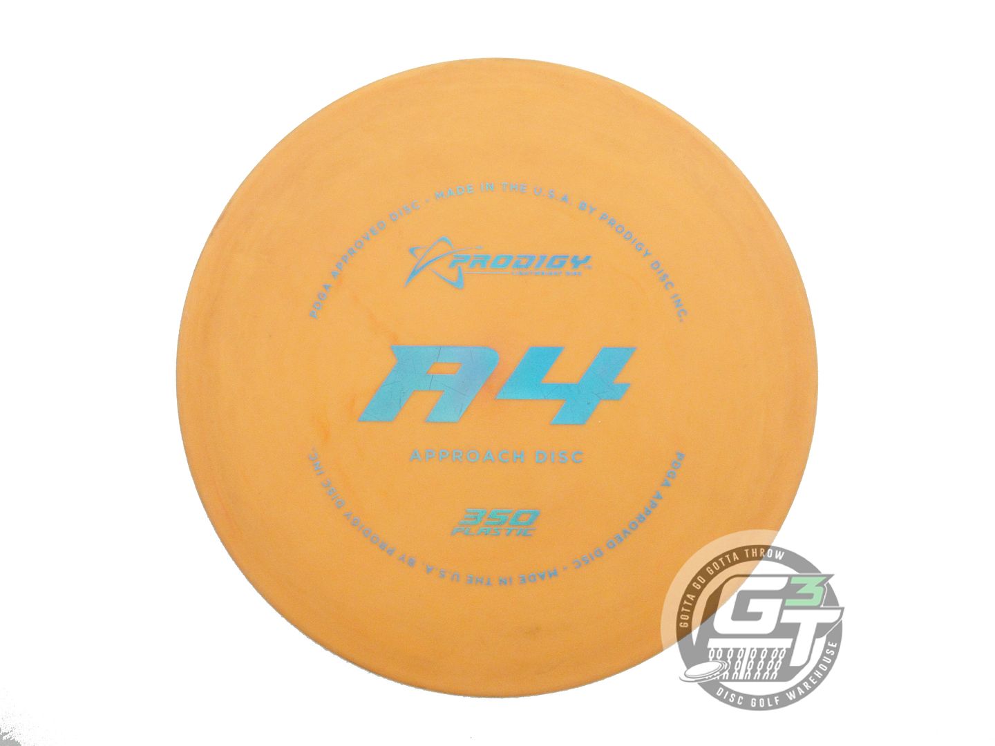 USED Prodigy Discs 350 Light A4 152g Orange Blue Holo Foil Midrange Golf Disc