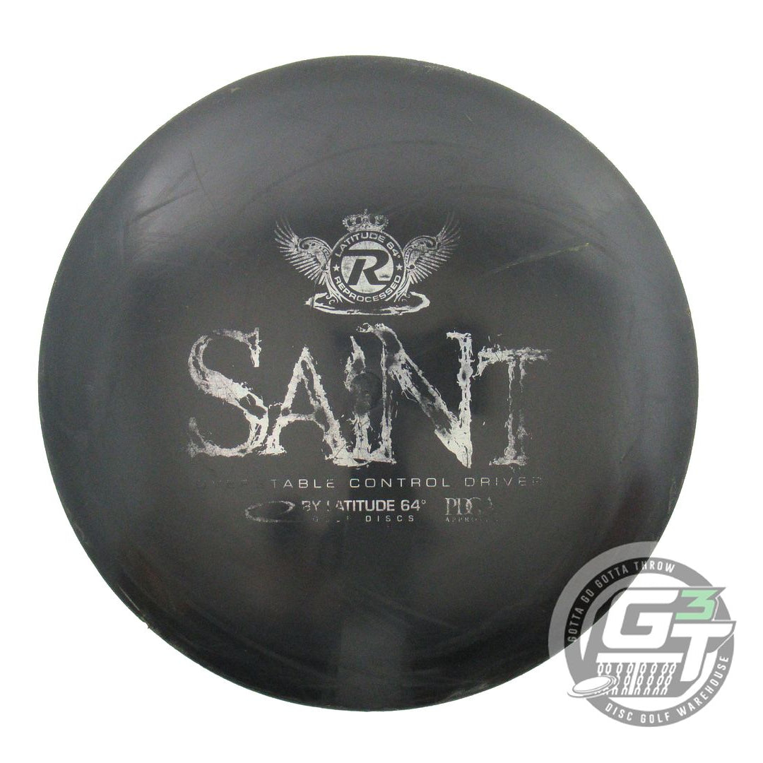 USED Latitude 64 Recycled Gold Saint 169g Black Holo Star Foil Driver Golf Disc