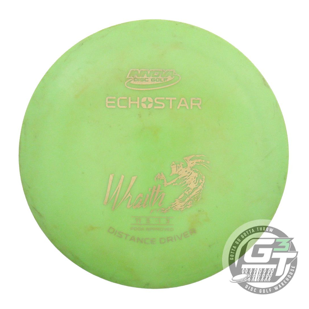 USED Innova Echo Star Wraith 171g Lime Gold Foil PENNED Distance Driver Disc