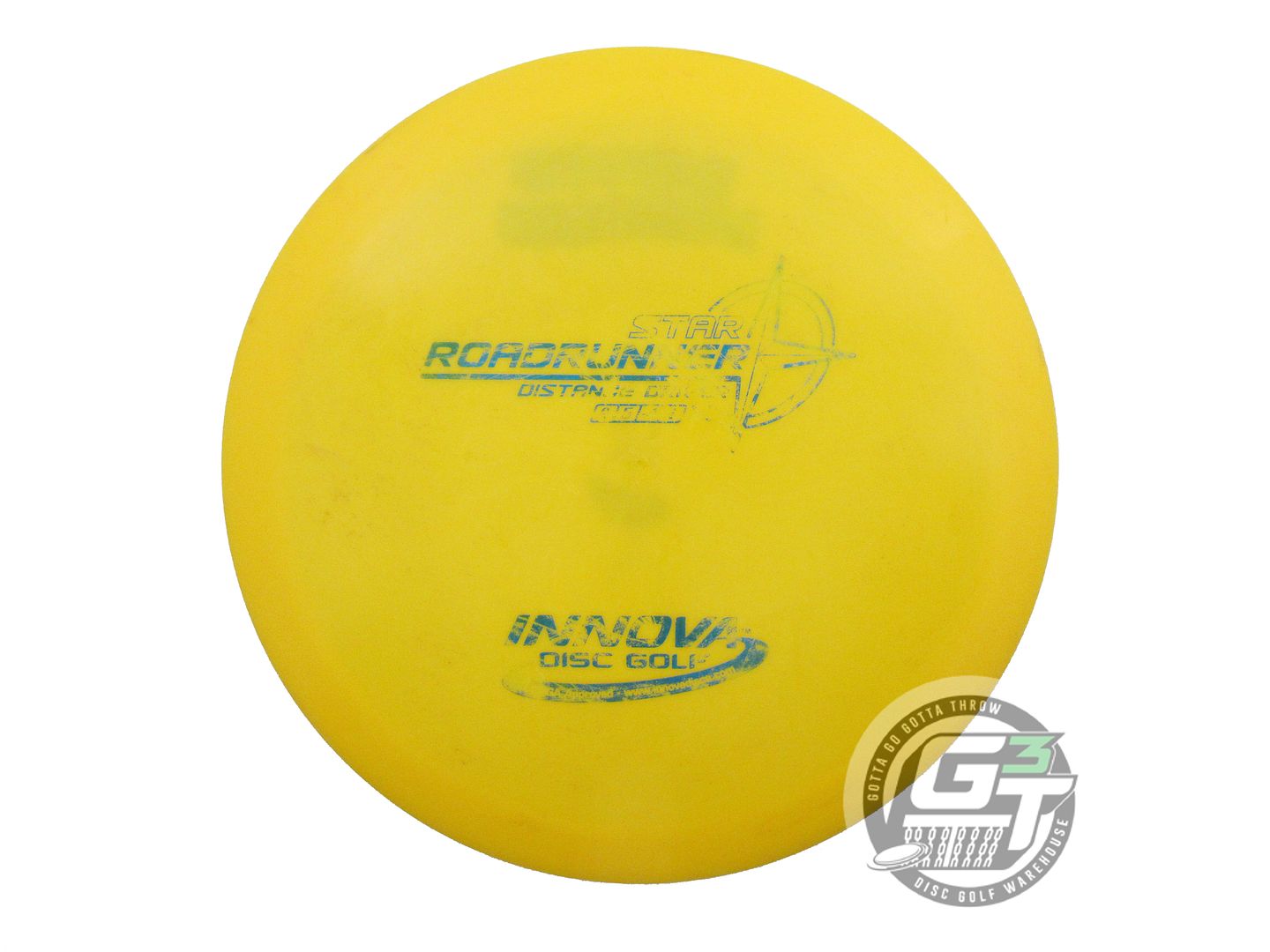 USED Innova Star Roadrunner 162g Marigold Blue Foil Distance Driver Golf Disc
