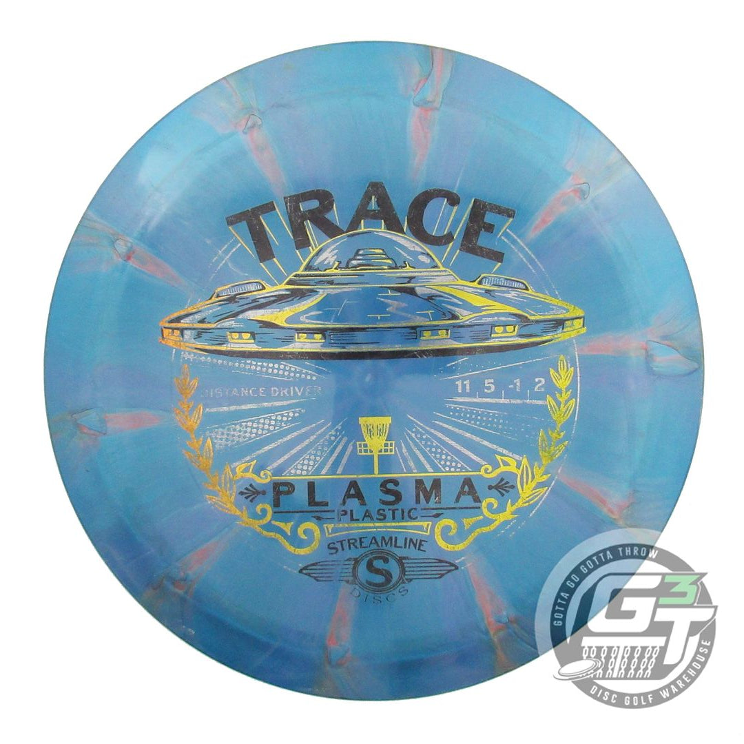 USED Streamline Discs Plasma Trace 167g Blue-Lilac Distance Driver Golf Disc