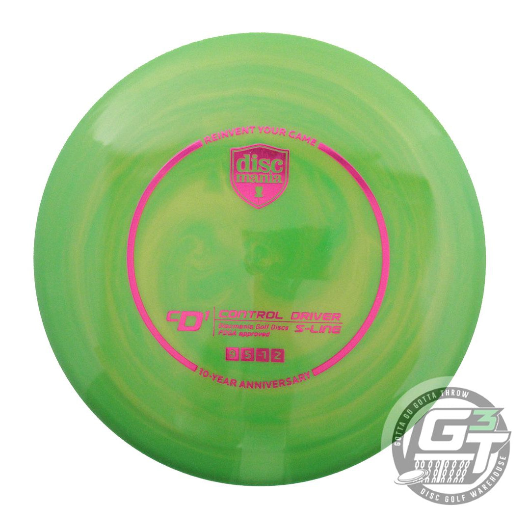 Discmania Limited Edition 10-Year Anniversary Golden Swirl S-Line CD1 Control Driver Distance Driver Golf Disc (Individually Listed)