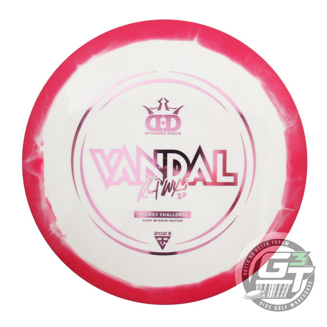 NOS Dynamic Discs Fuzion Ice Orbit Vandal 173g Pink-White Distance Driver Disc