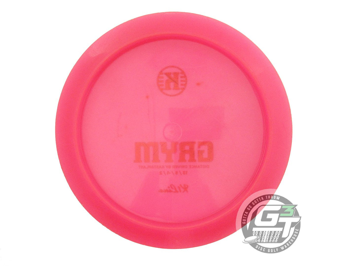 USED Kastaplast K1 Grym 175g Pink Teal Foil Distance Driver Golf Disc