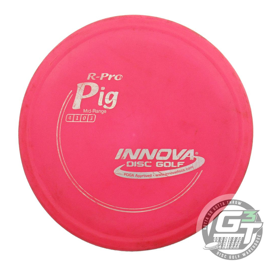 USED Innova R-Pro Pig 170g Hot Pink WARPED Putter Golf Disc