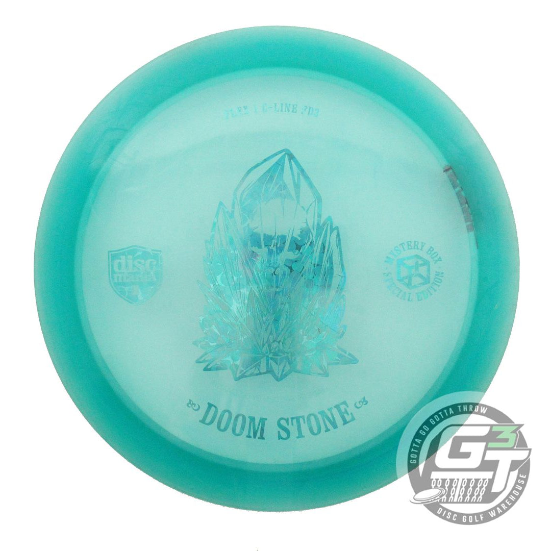 USED DiscMania DOOM STONE C-Line Flex 1 FD3 173g Aqua Teal Flower Driver Disc