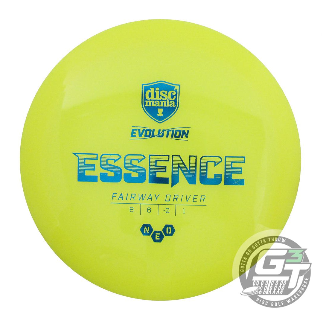 USED DiscMania Neo Essence 171g Yellow Blue Foil Driver Golf Disc
