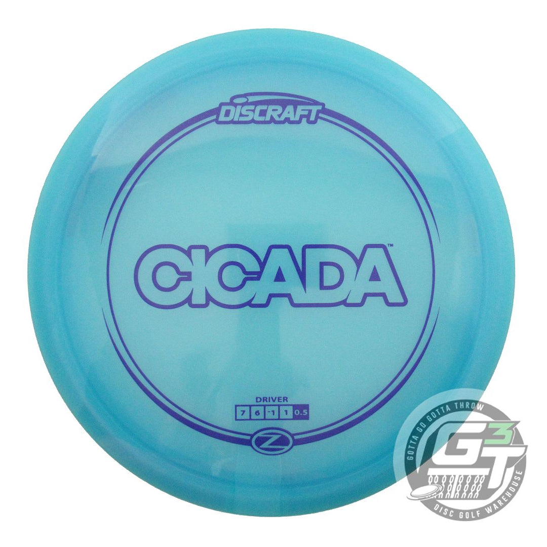 USED Discraft Z Cicada 176g Teal Purple Stamp Fairway Driver Golf Disc