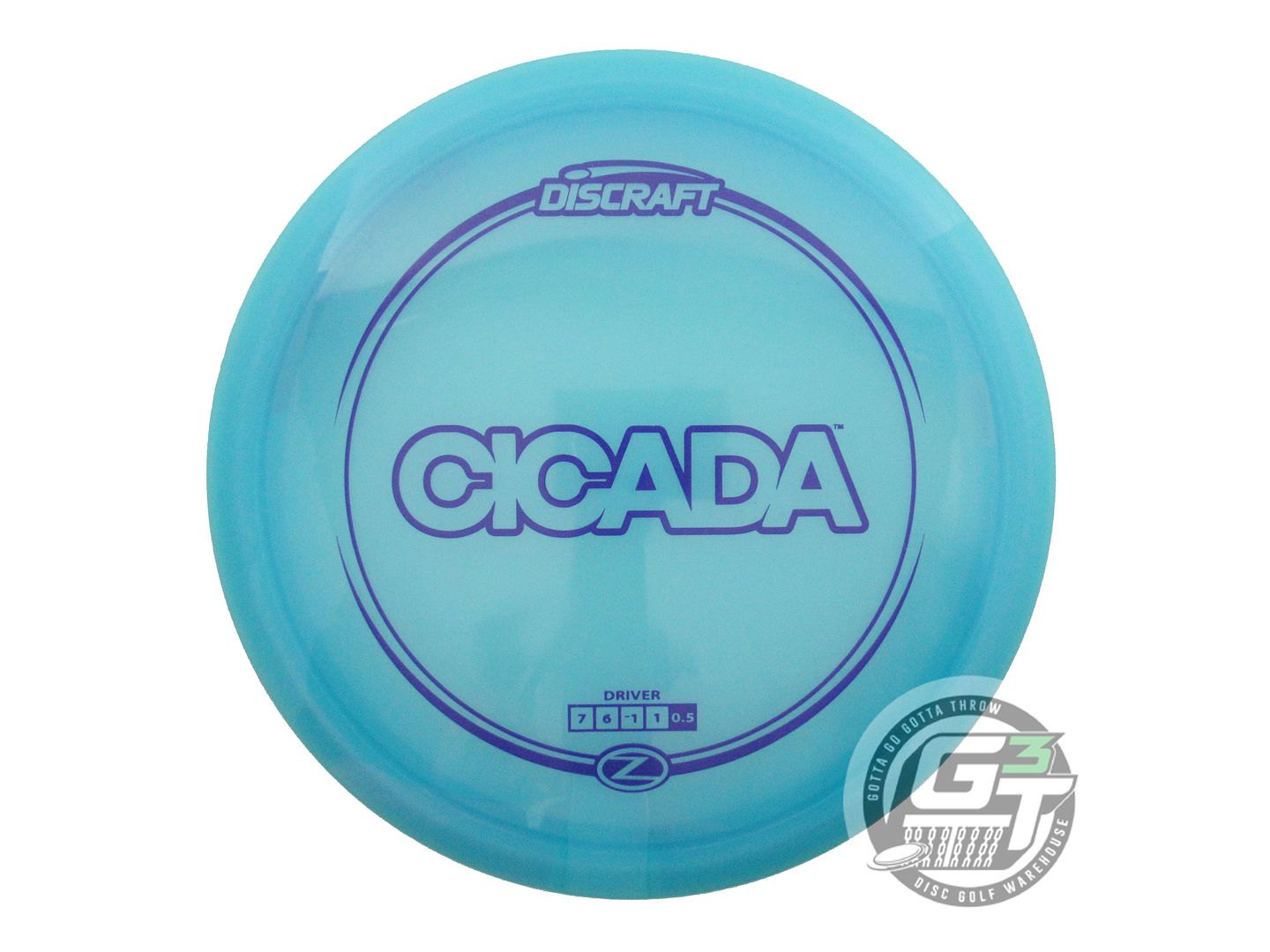 USED Discraft Z Cicada 176g Teal Purple Stamp Fairway Driver Golf Disc