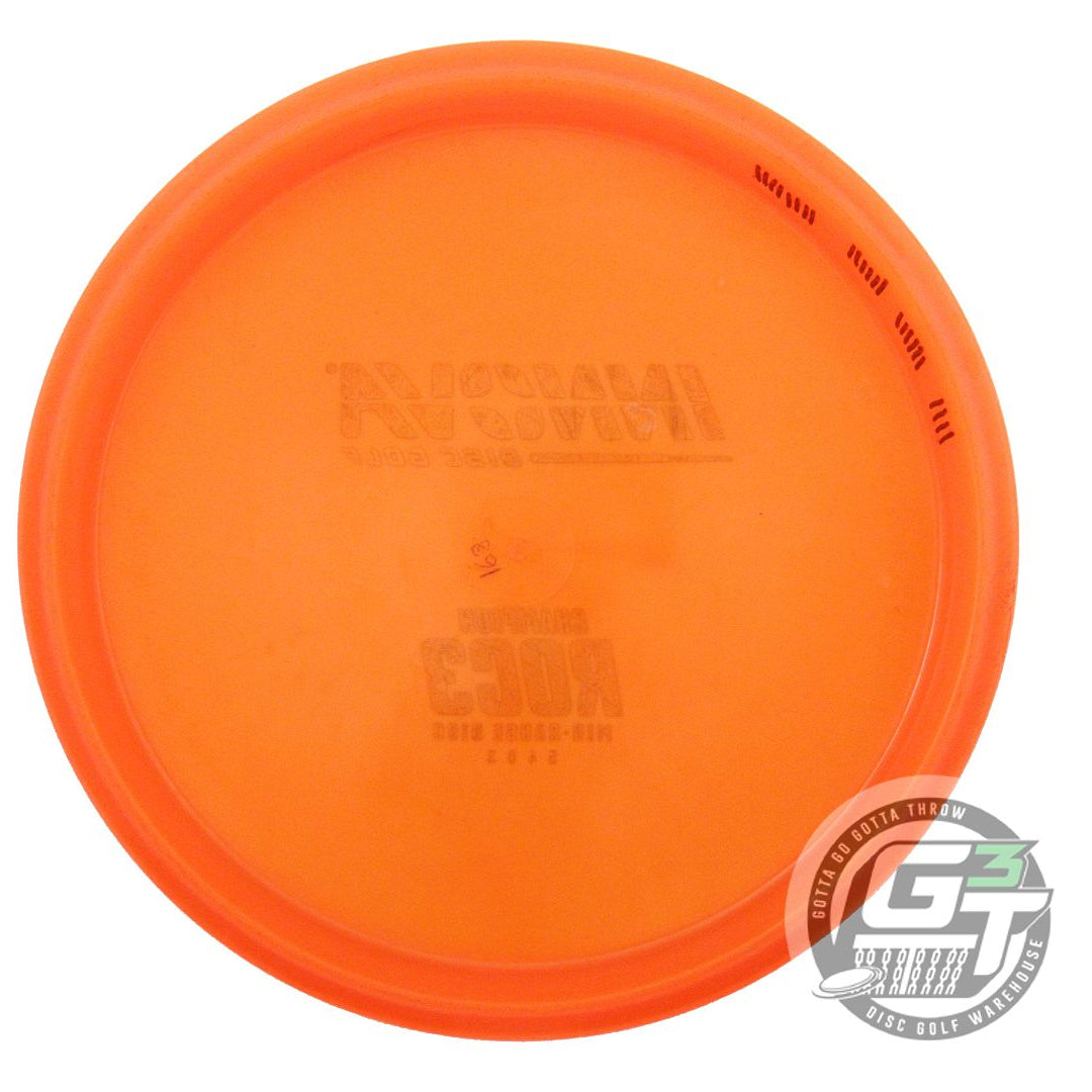 USED Innova Champion Roc3 168g Orange Teal Shatter Foil Midrange Golf Disc