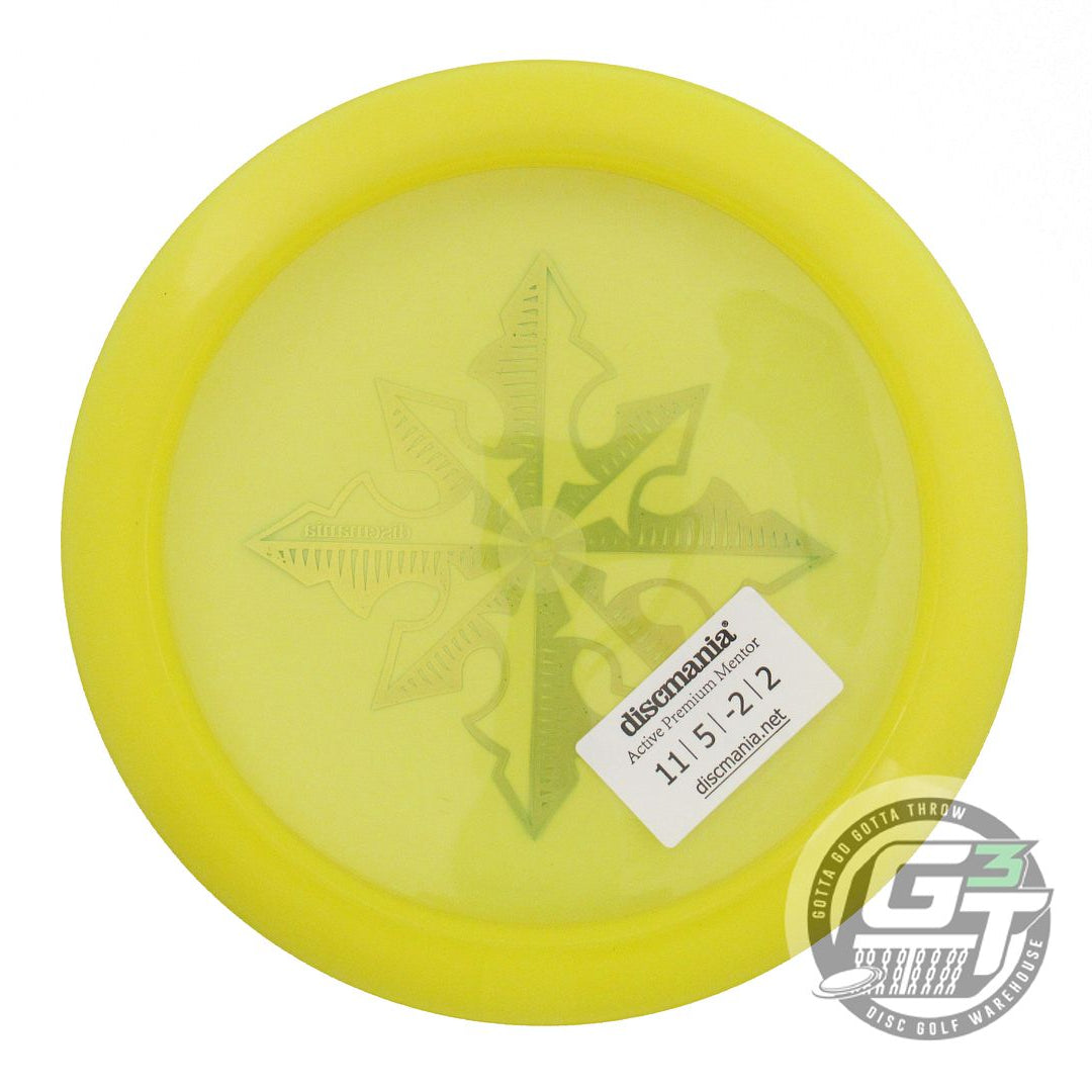 USED DiscMania NORTH STAR Active Premium Mentor 173g Yellow Blue Driver Disc