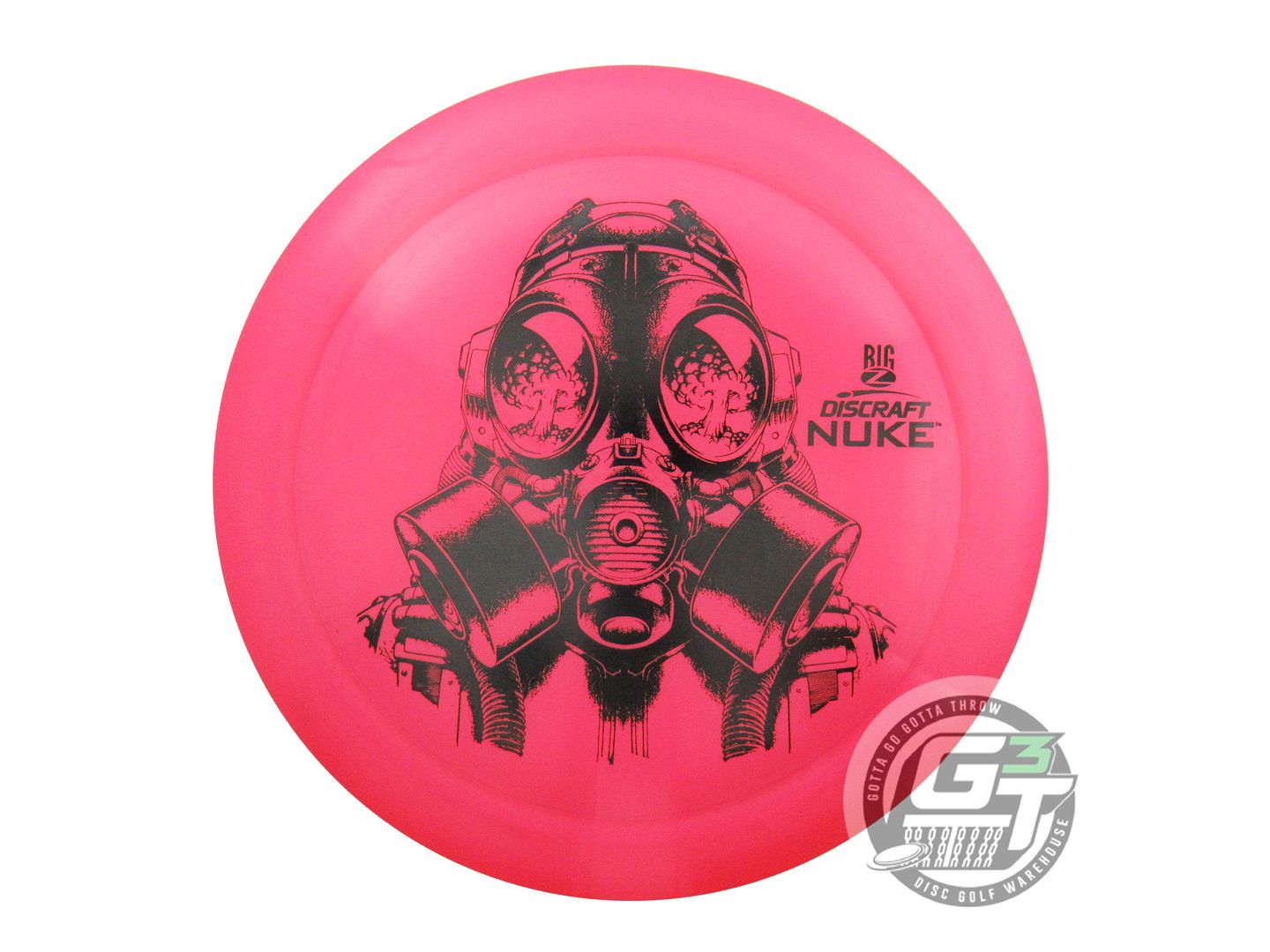 NOS Discraft Big Z Nuke 173g Hot Pink Black Stamp Distance Driver Golf Disc