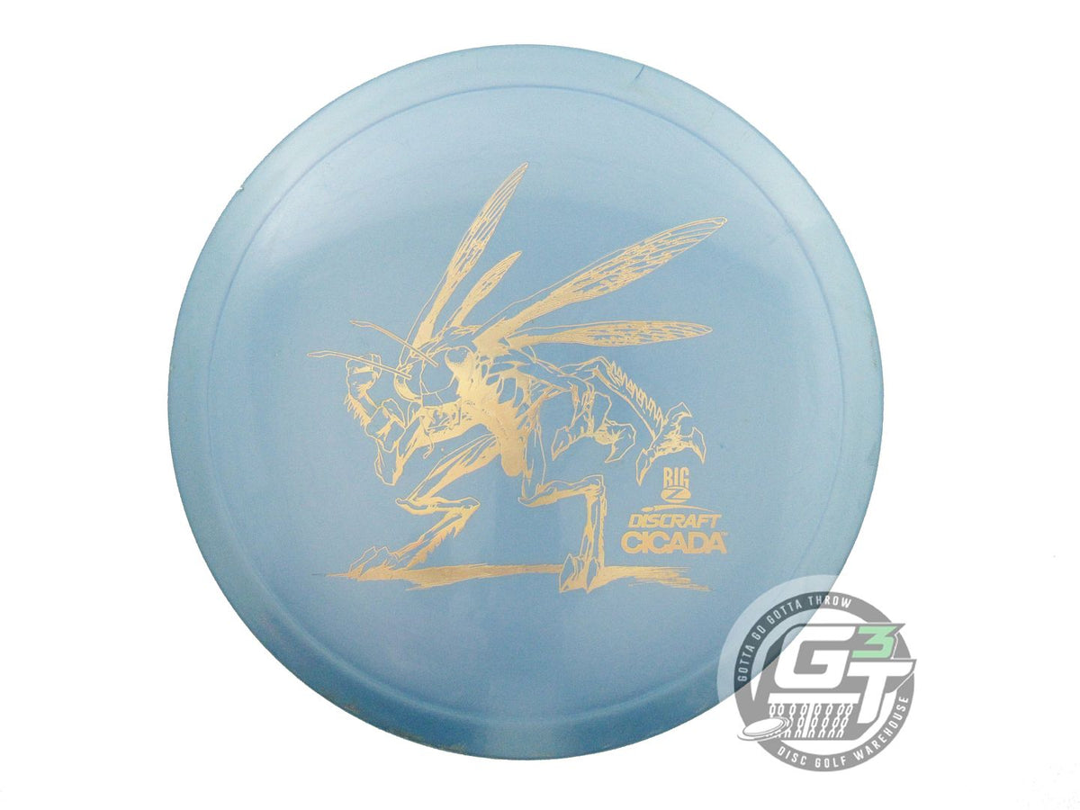 USED Discraft Big Z Cicada 170g Aqua Gold Holo Foil Fairway Driver Golf Disc