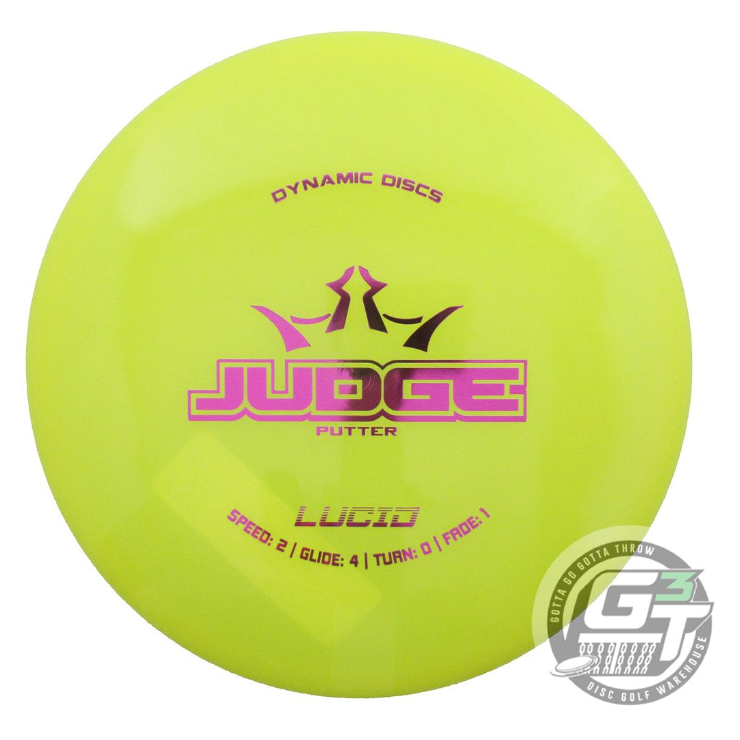 Dynamic Discs Lucid Judge Putter Golf Disc (Individually Listed)