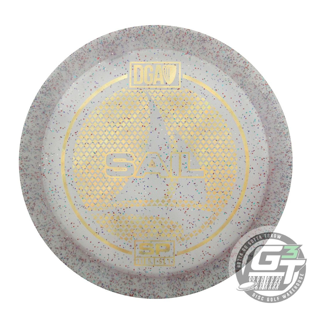 USED DGA SP Line Sail 173g Smoke Gold Pixel Foil Distance Driver Golf Disc