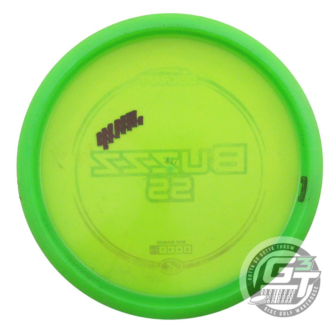 USED Discraft Z Buzzz SS 178g Green Sunset Shatter Foil Midrange Golf Disc
