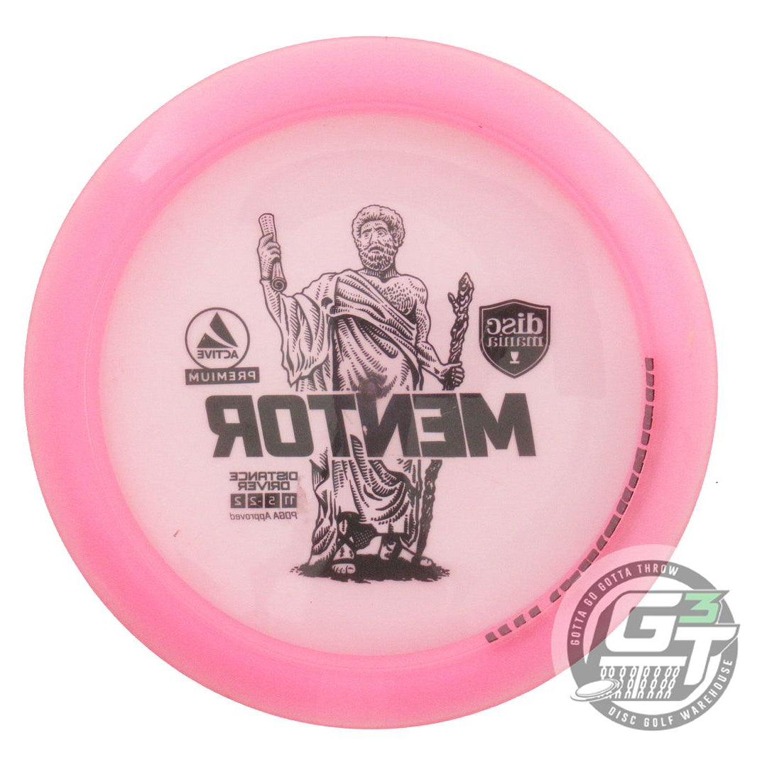 USED DiscMania Active Premium Mentor 173g Pink Black Stamp Distance Driver Disc