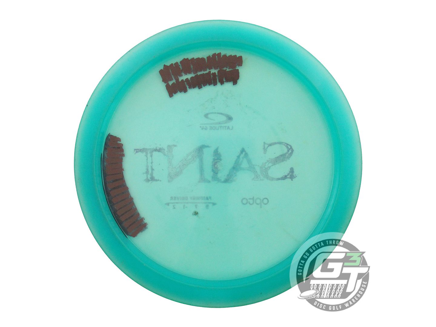 USED Latitude 64 Opto Saint 171g Seafoam Purple Foil Fairway Driver Golf Disc