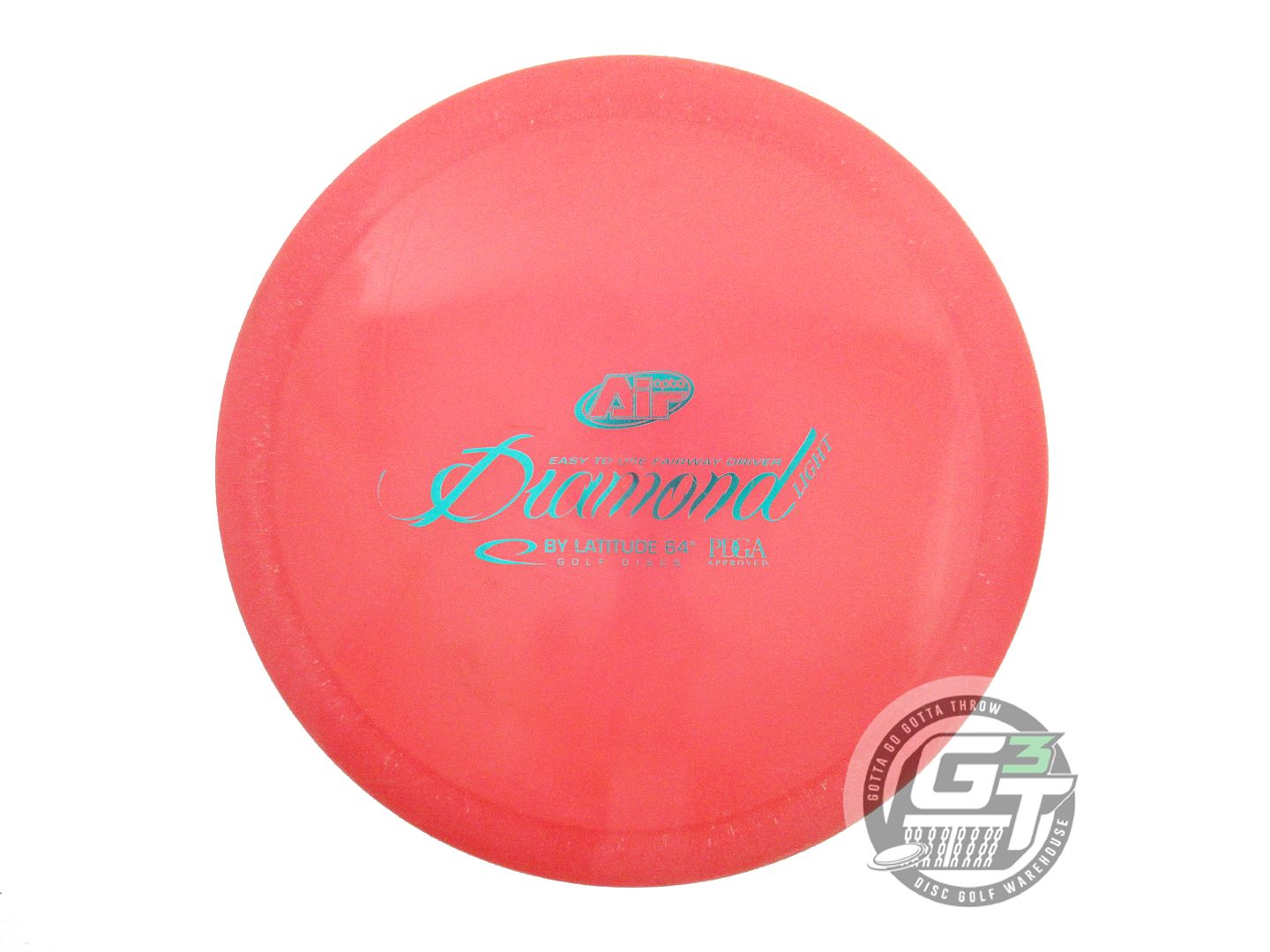 USED Latitude 64 Opto AIR Diamond 144g Pink Teal Foil Fairway Driver Golf Disc