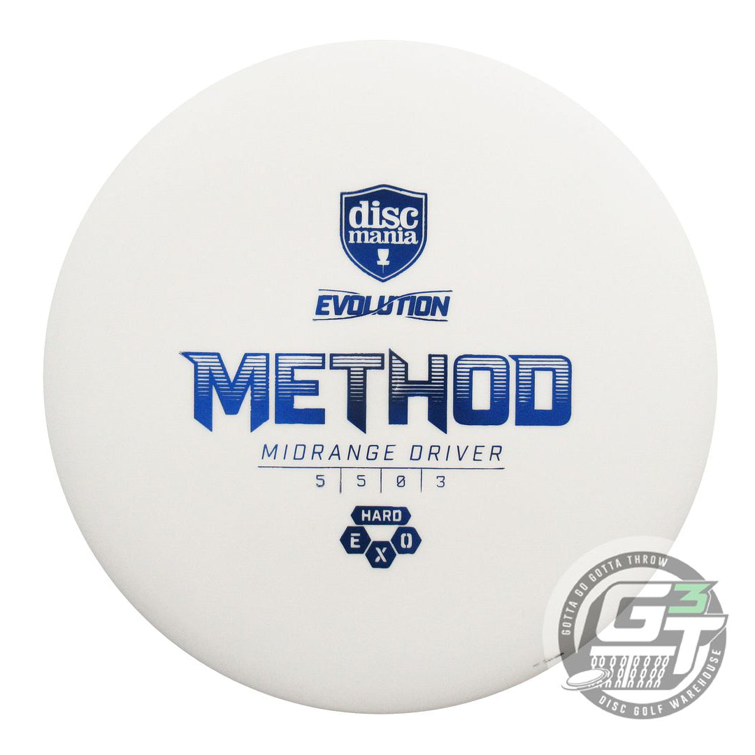 USED DiscMania EXO Hard Method 176g White Blue Foil Midrange Golf Disc