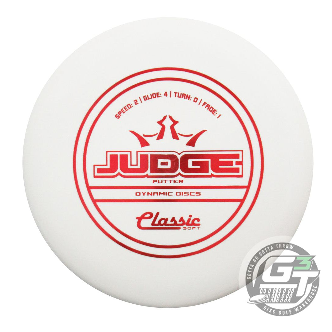 Dynamic Discs Classic Soft Judge Putter Golf Disc (Individually Listed)