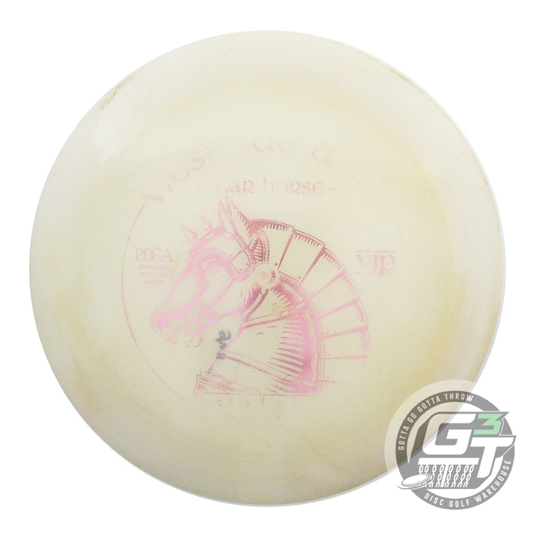 USED Westside Discs VIP War Horse 173g White Pink Foil Distance Driver Golf Disc